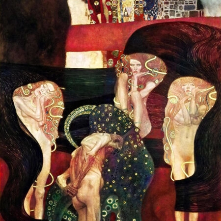 Πινακας σε καμβά KLIMT - JURISPRUDENZ - Gustav Klimt Sticky 5
