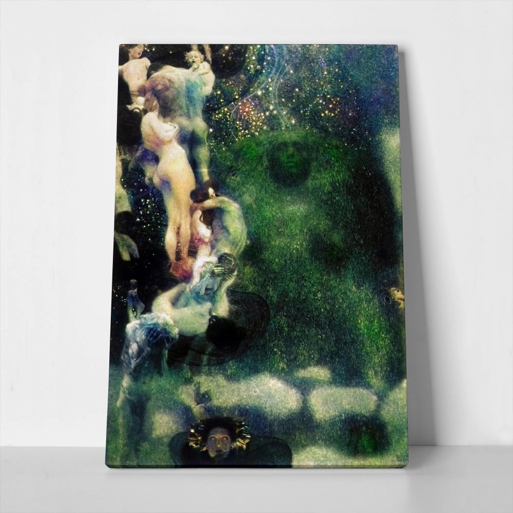 Πινακας σε καμβά KLIMT - PHILOSOPHY