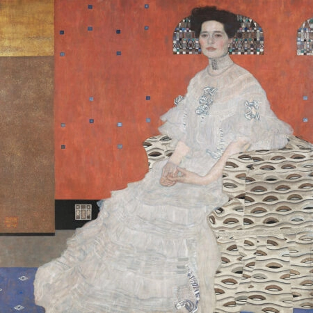 Πίνακας σε καμβά KLIMT - PORTRAIT OF FRITZA RIEDLER - Gustav Klimt Sticky 5