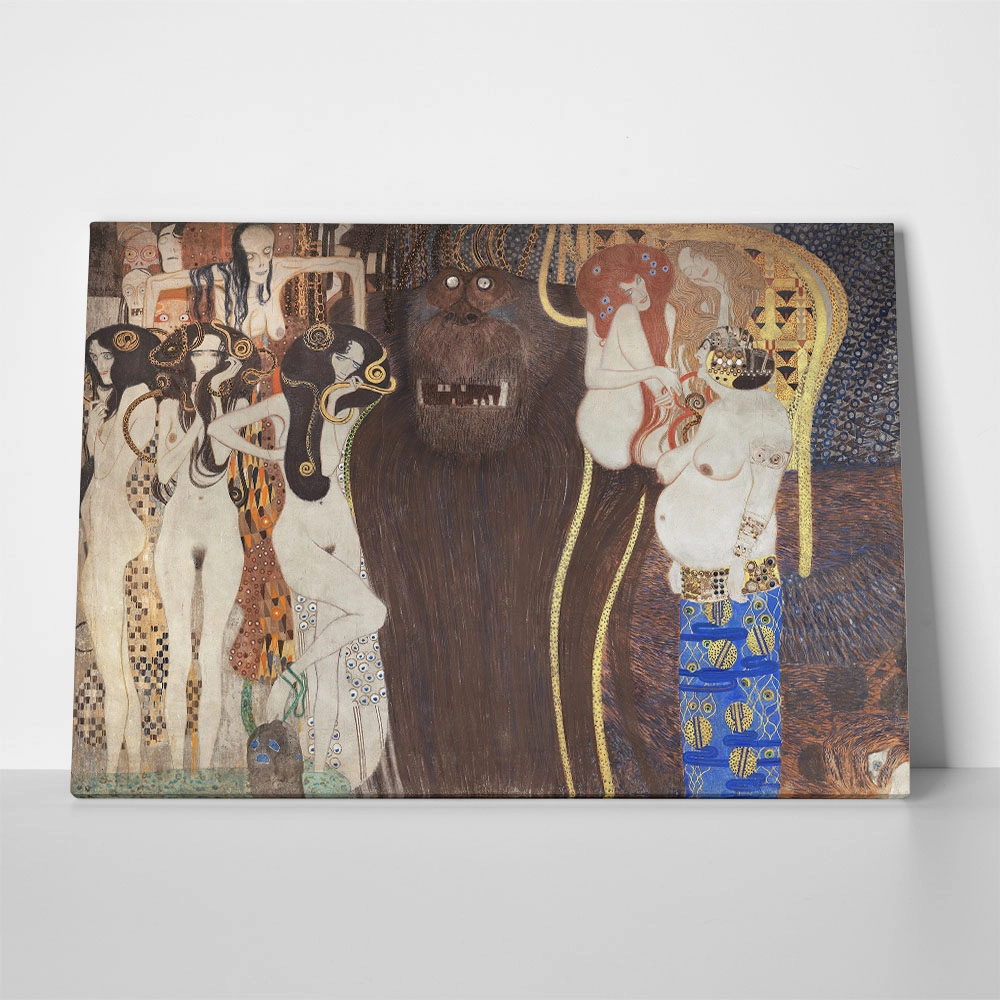 Πινακας σε καμβά KLIMT - THE HOSTILE POWERS