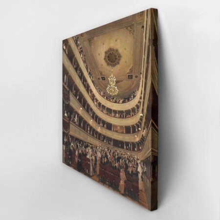 Πίνακας σε καμβά KLIMT - THE OLD BURGTHEATER - Gustav Klimt Sticky 2