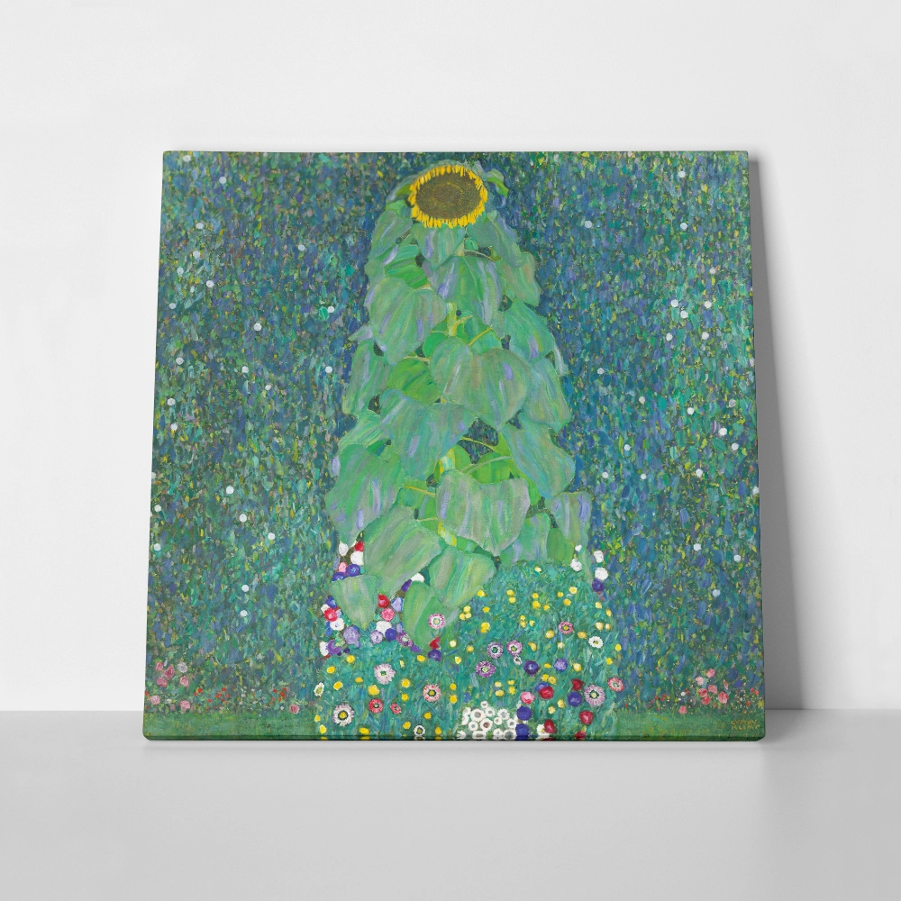 Πίνακας σε καμβά KLIMT - THE SUNFLOWER