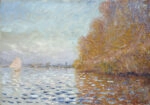 Πινακας σε καμβά MONET - ARGENTEUIL BASIN WITH A SINGLE SAILBOAT