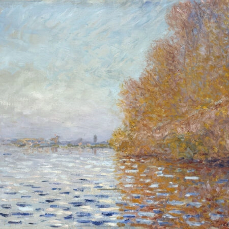 Πινακας σε καμβά MONET - ARGENTEUIL BASIN WITH A SINGLE SAILBOAT - Monet Claude Sticky 5