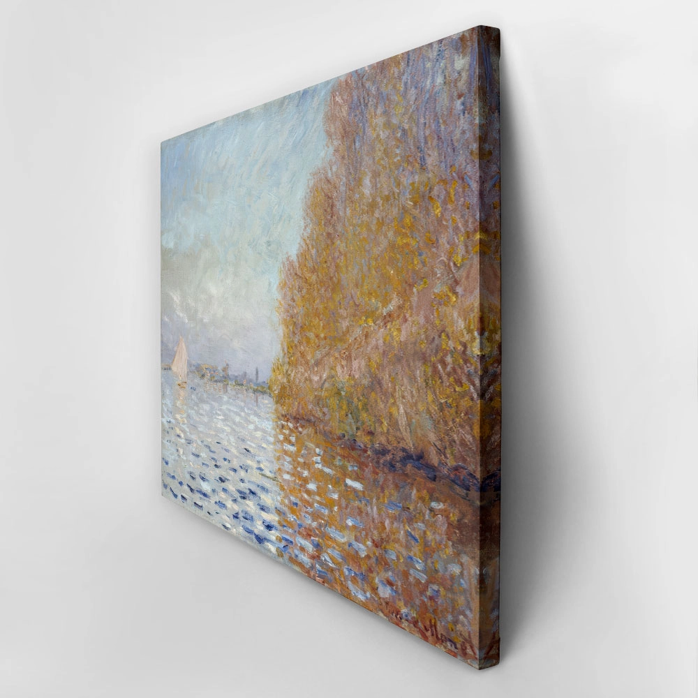Πινακας σε καμβά MONET - ARGENTEUIL BASIN WITH A SINGLE SAILBOAT