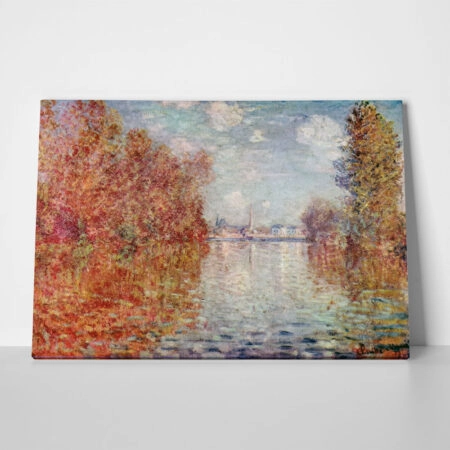 Πινακας σε καμβά MONET - AUTUMN EFFECT AT ARGENTEUIL - Monet Claude