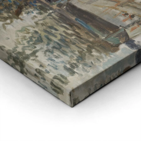 Πινακας σε καμβά MONET - BOATS IN A HARBOUR - Monet Claude Sticky 1