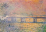 Πινακας σε καμβά MONET - CHARING CROSS BRIDGE