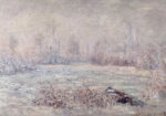 Πινακας σε καμβά MONET - FROST NEAR VETHEUIL
