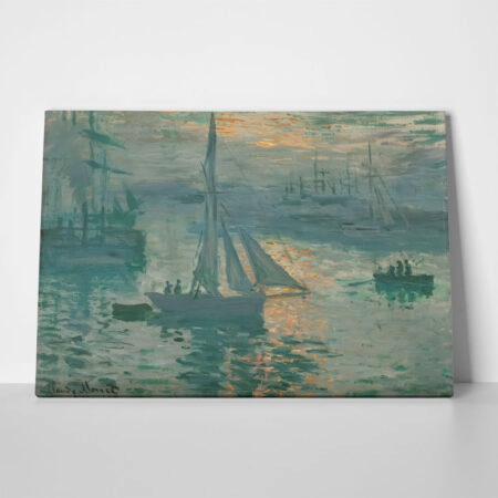 Πινακας σε καμβά MONET - IMPRESSION SUNRISE - Monet Claude