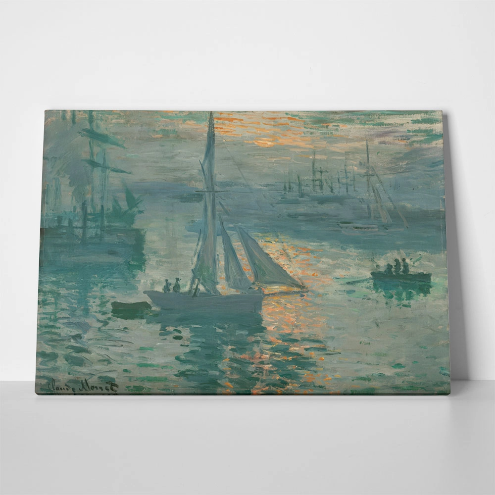Πινακας σε καμβά MONET - IMPRESSION SUNRISE