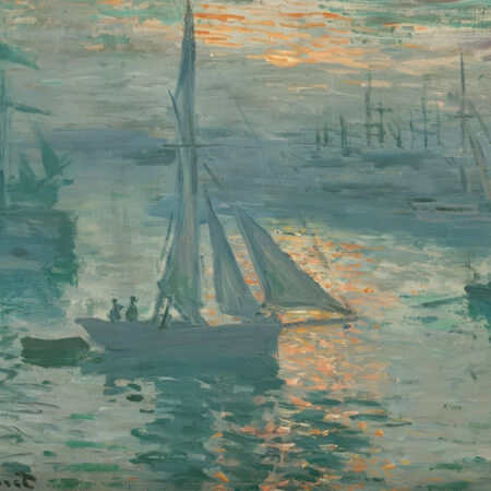 Πινακας σε καμβά MONET - IMPRESSION SUNRISE - Monet Claude Sticky 5