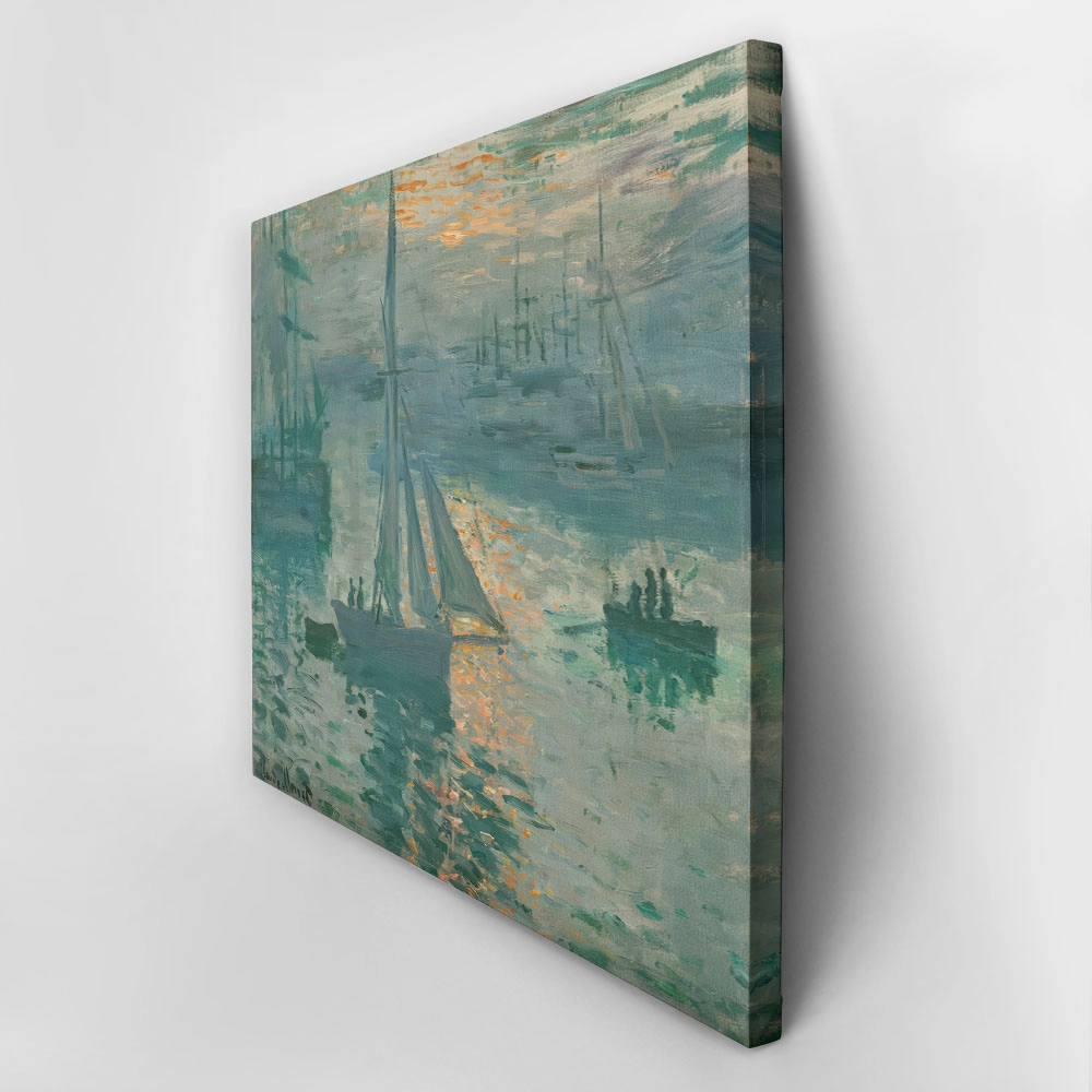 Πινακας σε καμβά MONET - IMPRESSION SUNRISE
