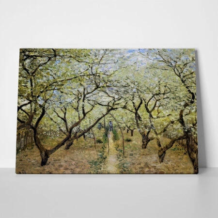 Πινακας σε καμβά MONET - ORCHARD IN BLOOM - Monet Claude