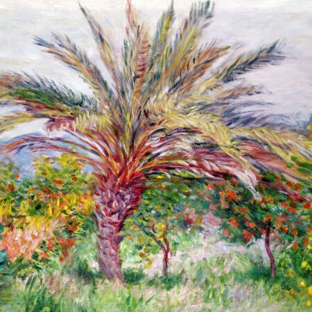 Πινακας σε καμβά MONET - PALM TREE AT BORDIGHERA - Monet Claude Sticky 5