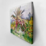 Πινακας σε καμβά MONET - PALM TREE AT BORDIGHERA