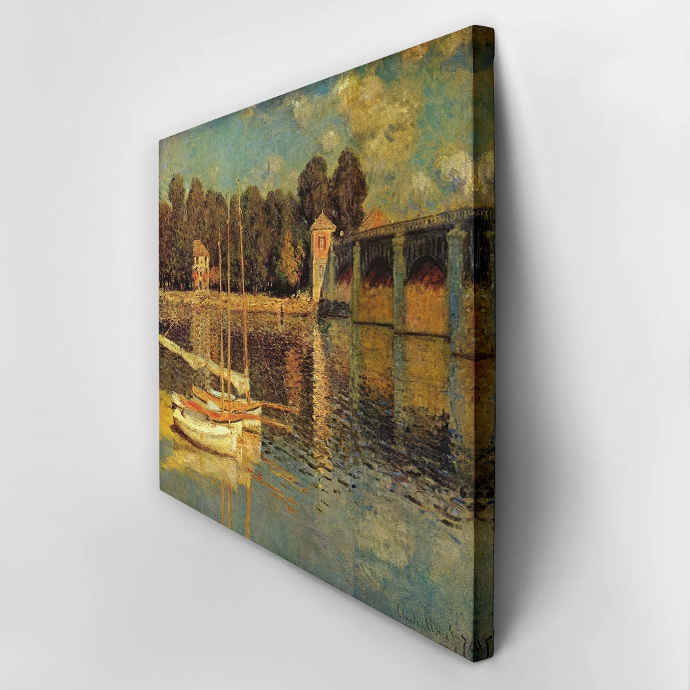 Πινακας σε καμβά MONET - THE BRIDGE AT ARGENTEUIL