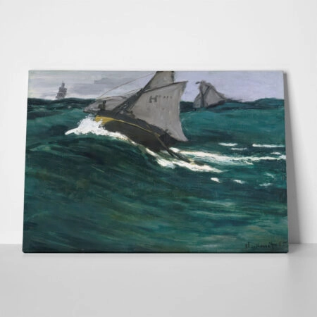 Πινακας σε καμβά MONET - THE GREEN WAVE - Monet Claude