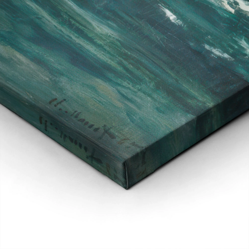Πινακας σε καμβά MONET - THE GREEN WAVE