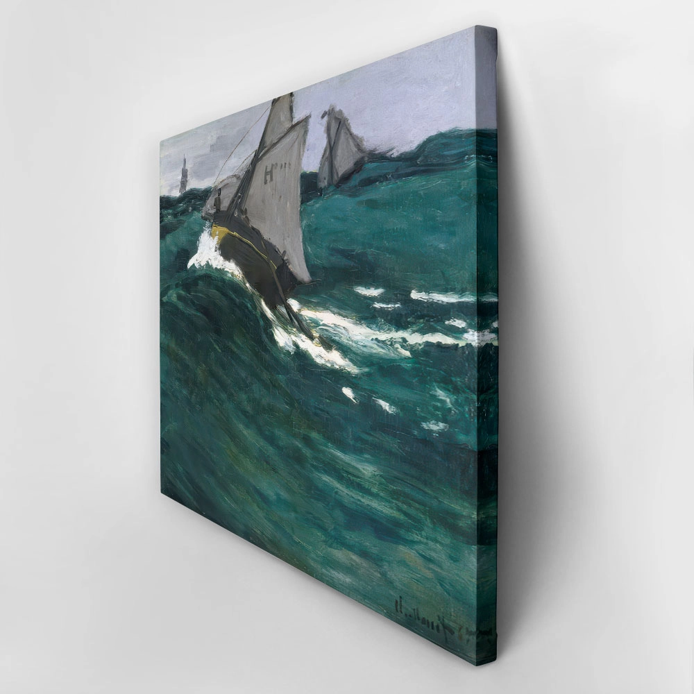 Πινακας σε καμβά MONET - THE GREEN WAVE