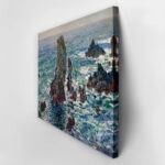 Πινακας σε καμβά MONET - THE PYRAMIDS AT PORT COTON