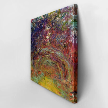 Πίνακας σε καμβά MONET - THE ROSE PATH AT GIVERNY - Monet Claude Sticky 2