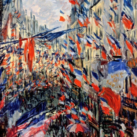 Πινακας σε καμβά MONET - THE RUE SAINT DENIS - Monet Claude Sticky 5