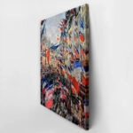 Πινακας σε καμβά MONET - THE RUE SAINT DENIS
