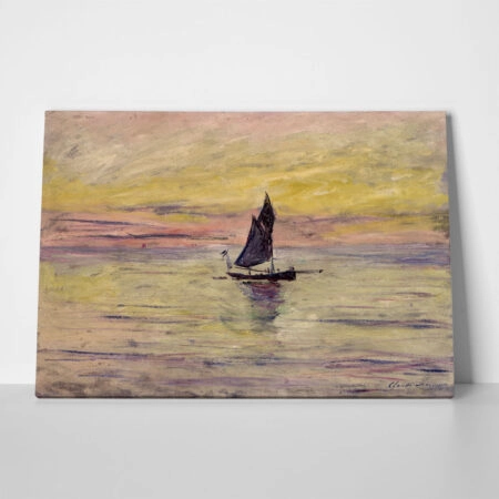Πινακας σε καμβά MONET - THE SAILING BOAT EVENING EFFECT - Monet Claude Sticky 1