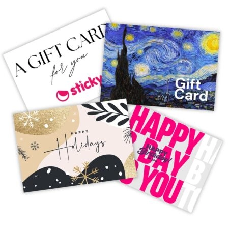 Φτιάξε την Δωροκάρτα σου - Sticky Gift Card