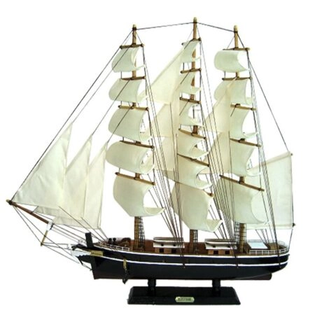 Καράβακι Ξύλινο διακοσμητικό μεγάλο 72cm x 68cm - Ξύλινα Καραβάκια