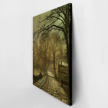 Πινακας σε καμβά JOHN ATKINSON - A MOONLIT COUNTRY ROAD - John Atkinson Sticky 2