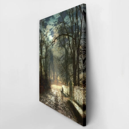 Πινακας σε καμβά JOHN ATKINSON - A MOONLIT LANE - John Atkinson Sticky 2