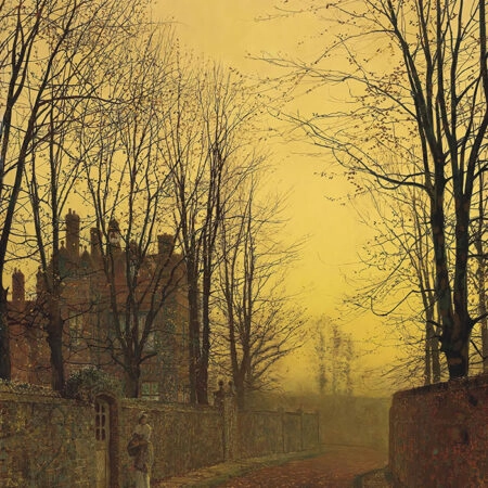Πινακας σε καμβά JOHN ATKINSON - AN AUTUMN LANE - John Atkinson Sticky 5