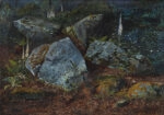Πινακας σε καμβά JOHN ATKINSON - BOULDERS IN STORFORTH WOOD