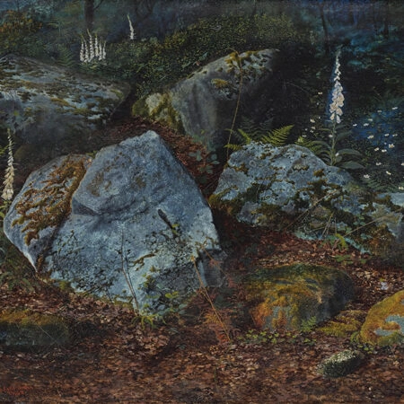Πινακας σε καμβά JOHN ATKINSON - BOULDERS IN STORFORTH WOOD - John Atkinson Sticky 5