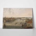 Πινακας σε καμβά JOHN ATKINSON - PANORAMIC VIEW OF SAINT PETERSBURG