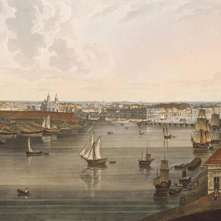Πινακας σε καμβά JOHN ATKINSON - PANORAMIC VIEW OF SAINT PETERSBURG - John Atkinson Sticky 5