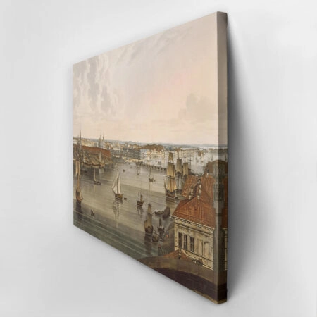 Πινακας σε καμβά JOHN ATKINSON - PANORAMIC VIEW OF SAINT PETERSBURG - John Atkinson Sticky 2