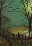 Πινακας σε καμβά JOHN ATKINSON - ROUNDHAY PARK LAKE