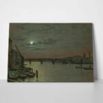 Πινακας σε καμβά JOHN ATKINSON - SOUTHWARK BRIDGE