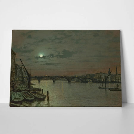 Πινακας σε καμβά JOHN ATKINSON - SOUTHWARK BRIDGE