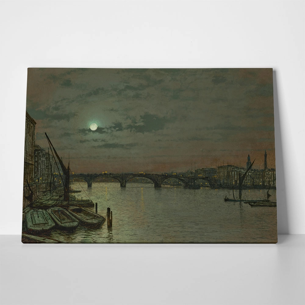 Πινακας σε καμβά JOHN ATKINSON - SOUTHWARK BRIDGE