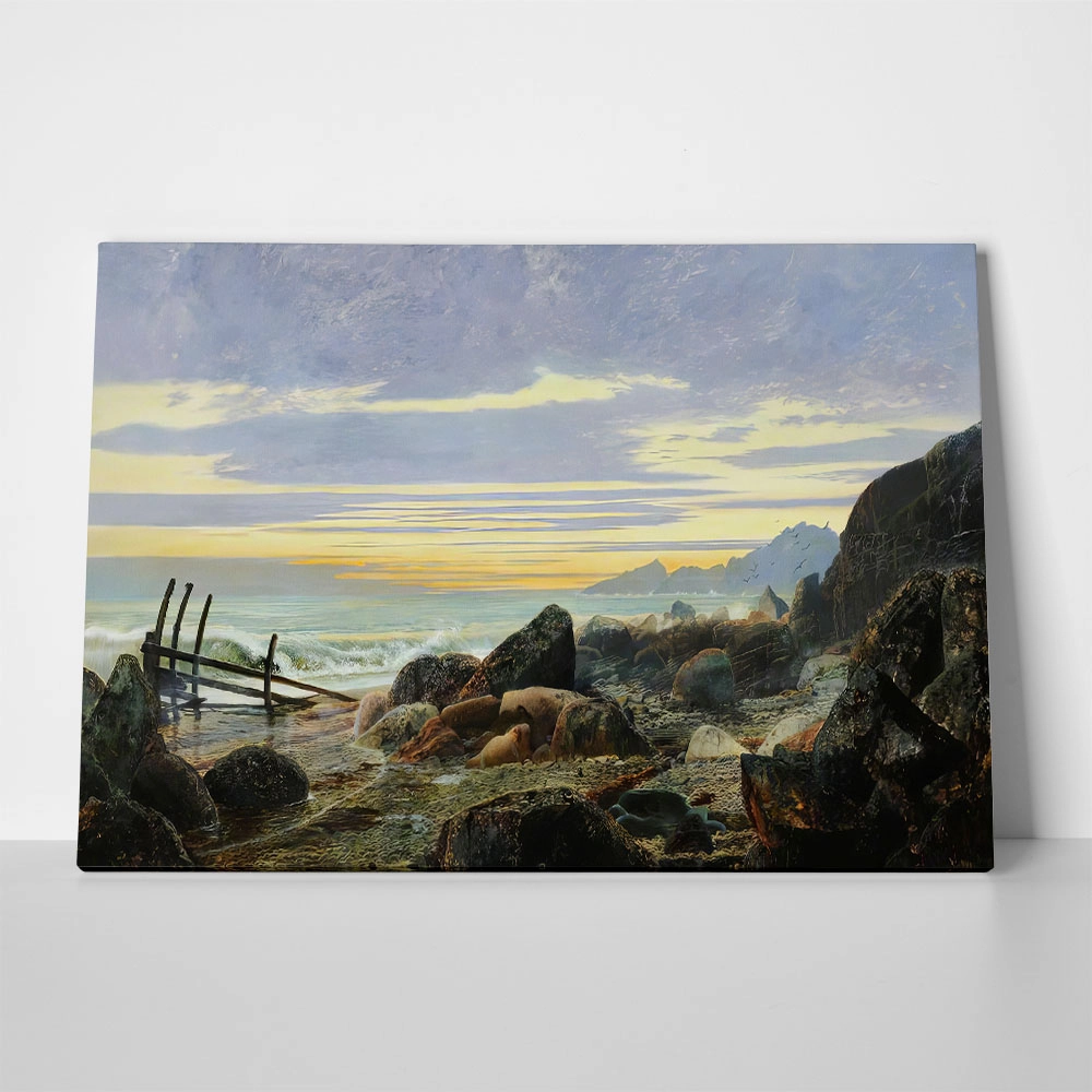 Πινακας σε καμβά JOHN ATKINSON - THE IROBOUND SHORE