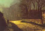 Πινακας σε καμβά JOHN ATKINSON - THE LOVERS
