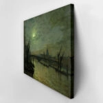 Πινακας σε καμβά JOHN ATKINSON - THE THAMES BY MOONLIGHT