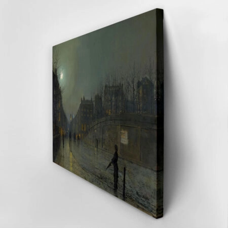 Πινακας σε καμβά JOHN ATKINSON - VIEW OF HEATH STREET BY NIGHT - John Atkinson Sticky 2