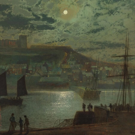 Πινακας σε καμβά JOHN ATKINSON - WHITBY HARBOUR 1874 - John Atkinson Sticky 5