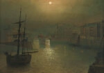 Πινακας σε καμβά JOHN ATKINSON - WHITBY HARBOUR