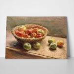 Πινακας σε καμβά MONET - A BOWL OF APPLES